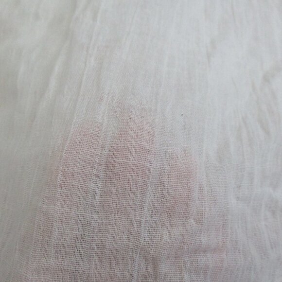 ASOS Embroidered Smock Top white size 4 sheer - Picture 16 of 16